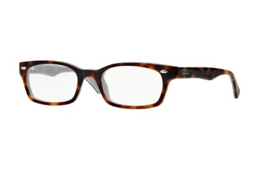Image of Ray-Ban Eyeglasses RX5150 with Rx Prescription Lenses 5238-48 - Top Havana On Opal Blue Frame