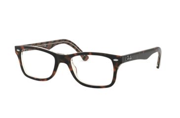 Image of Ray-Ban Eyeglasses, 50mm, Top Black/Dark Brown/Yellow, RX5228-5913-50-SV
