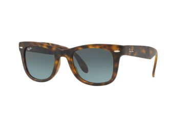 Image of Ray-Ban Folding Wayfarer Bifocal Sunglasses, 50mm, Matte Havana, RB4105-894-3M-50-BI