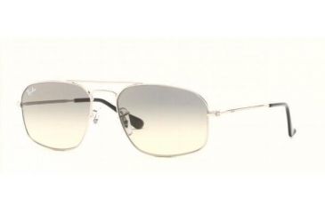 Image of Ray-Ban Bifocal Sunglasses RB3310-001-5516 with Lined Bi-Focal Rx Prescription Lenses 55 mm Lens Diameter / Arista Frame