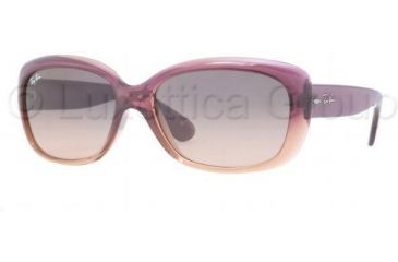 Image of Ray-Ban Jackie OHH RB4101 Sunglasses with No-Line Progressive Rx Prescription Lenses RB4101-861-N1-5817 - Lens Diameter: 58 mm, Frame Color: Gradient Shine Violet
