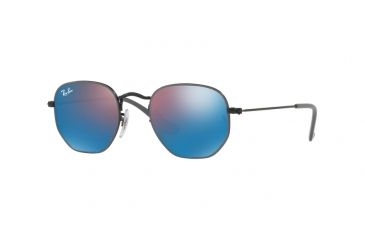 Image of Ray-Ban JUNIOR HEXAGONAL RJ9541SN Prescription Sunglasses RJ9541SN-261-7V-44 - Lens Diameter 44 mm, Frame Color Demi Glos Black On Grey
