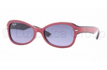 Image of Ray-Ban Junior RJ9044S Progressive Sunglasses - Fuchsia Top On Metallized Blue Frame / 47 mm Prescription Lenses, 147-90-4715