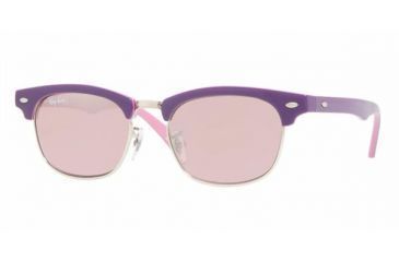 Image of Ray-Ban Junior RJ9050S Progressive Sunglasses - Top Violet On Pink Frame / 45 mm Prescription Lenses, 179-7E-4516