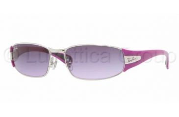 Image of Ray-Ban Junior RJ9522S Bifocal Sunglasses - Shiny Silver Frame / 53 mm Prescription Lenses, 212-90-5315