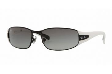 Image of Ray-Ban Junior RJ9522S Bifocal Sunglasses - Shiny Black Frame / 53 mm Prescription Lenses, 220-11-5315