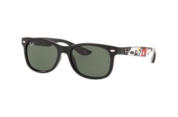 Image of Ray-Ban Junior RJ9052S Sunglasses 7055-47 - , Green Lenses