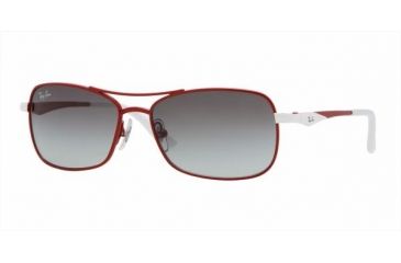 Image of Ray-Ban Junior RJ9524S SV Prescription Sunglasses - White Frame / 51 mm Prescription Lenses, 230-11-5114