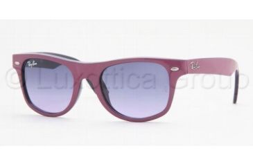 Image of Ray-Ban Junior Sunglasses RJ9035S for Kids 147/90-4417 - Fuchsia Top On Metallize Violet Gradient