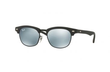 Image of Ray-Ban Junior RJ9050S Sunglasses for Kids with No-Line Progressive Rx Prescription Lenses RJ9050S-100S30-47 - Lens Diameter 47 mm, Frame Color Matte Black