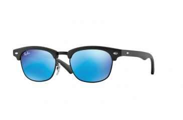 Image of Ray-Ban Junior RJ9050S Sunglasses for Kids with No-Line Progressive Rx Prescription Lenses RJ9050S-100S55-45 - Lens Diameter 45 mm, Frame Color Matte Black