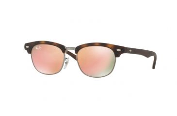 Image of Ray-Ban Junior RJ9050S Sunglasses for Kids with No-Line Progressive Rx Prescription Lenses RJ9050S-70182Y-45 - Lens Diameter 45 mm, Frame Color Matte Havana