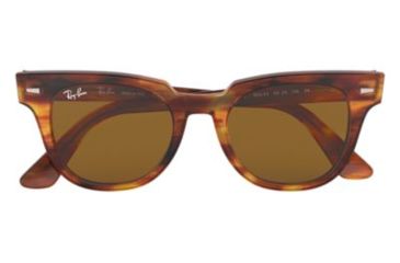 Image of Ray-Ban METEOR RB2168 Progressive Prescription Sunglasses, 50mm, Stripped Havana, RB2168-954-33-50-PRO