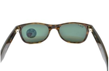 Image of Ray-Ban New Wayfarer Sunglasses, 52mm, Tortoise Frm, Green Crystal Lens, Polrizd 902-58-5218