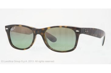 Image of Ray-Ban New Wayfarer Bifocal Sunglasses RB2132 with Lined Bi-Focal Rx Prescription Lenses RB2132-710-M4-55 - Lens Diameter 55 mm, Frame Color Shiny Havana