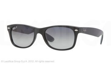 Image of Ray-Ban New Wayfarer Bifocal Sunglasses RB2132 with Lined Bi-Focal Rx Prescription Lenses RB2132-601S78-52 - Lens Diameter 52 mm, Frame Color Matte Black