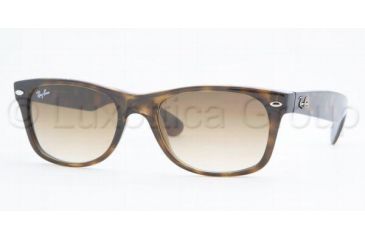 Image of Ray-Ban New Wayfarer Bifocal Sunglasses RB2132 with Lined Bi-Focal Rx Prescription Lenses RB2132-710-51-5518 - Lens Diameter: 55 mm, Frame Color: Light Havana