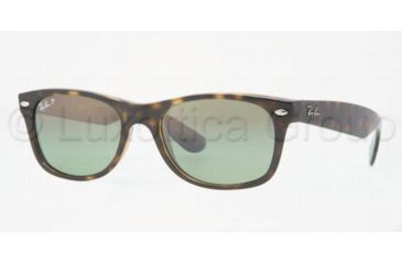 Image of Ray-Ban New Wayfarer Bifocal Sunglasses RB2132 with Lined Bi-Focal Rx Prescription Lenses RB2132-710-M4-5218 - Lens Diameter: 52 mm, Frame Color: Shiny Havana
