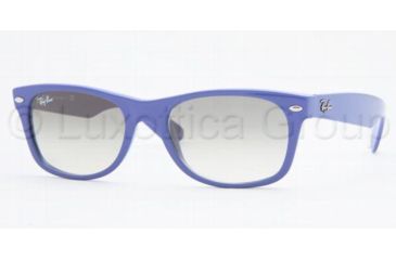 Image of Ray-Ban New Wayfarer Bifocal Sunglasses RB2132 with Lined Bi-Focal Rx Prescription Lenses RB2132-756-32-5218 - Lens Diameter: 52 mm, Frame Color: Violet