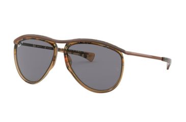 Image of Ray-Ban OLYMPIAN AVIATOR RB2219 Progressive Prescription Sunglasses, 59mm, RB2219-128748-59-PRO