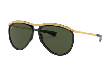 Image of Ray-Ban OLYMPIAN AVIATOR RB2219 Progressive Prescription Sunglasses, 59mm, RB2219-901-31-59-PRO
