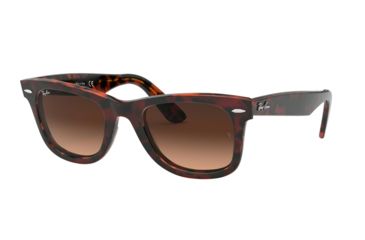 Image of Ray-Ban Original Wayfarer Sunglasses 1275A5-50 - , Pink Gradient Brown Lenses