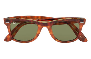 Image of Ray-Ban Original Wayfarer Sunglasses 12934E-50 - , Bottle Green Lenses