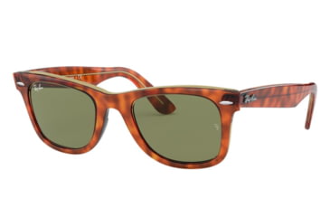 Image of Ray-Ban Original Wayfarer Sunglasses 12934E-50 - , Bottle Green Lenses