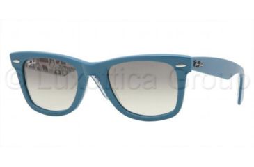 Image of Ray-Ban Original Wayfarer Prescription Sunglasses RB2140  RB2140-104432-5022 - Lens Diameter: 50 mm, Frame Color: Comics Top Turquoise Crystal