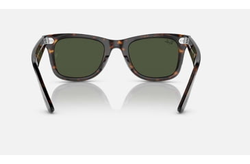 Image of Ray-Ban Original Wayfarer Sunglasses, Havana Frame, Green Lens, Bio-Acetate, 50, RB2140-135931-50