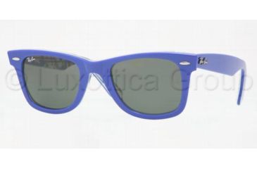 Image of Ray-Ban Original Wayfarer Prescription Sunglasses RB2140  RB2140-1030-5022 - Lens Diameter: 50 mm, Frame Color: Blue / Subway
