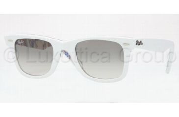 Image of Ray-Ban Original Wayfarer Prescription Sunglasses RB2140  RB2140-103232-5022 - Lens Diameter: 50 mm, Frame Color: White / Subway
