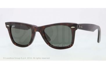Image of Ray-Ban Original Wayfarer Prescription Sunglasses RB2140  RB2140-1075-5022 - Lens Diameter: 50 mm, Frame Color: Havana
