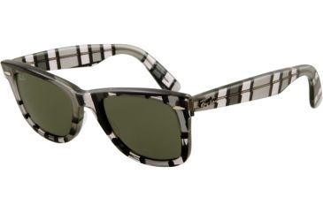 Image of Ray-Ban RB2140 Original Wayfarer SV Prescription Sunglasses - Grey Dark And Light Crystal Frame, 50mm Lenses, 1084-5022
