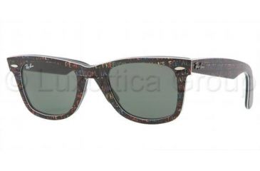Image of Ray-Ban Original Wayfarer Prescription Sunglasses RB2140  RB2140-1089-5022 - Lens Diameter: 50 mm, Frame Color: Top Texture On Black