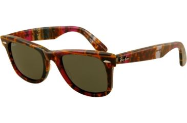 Image of Ray-Ban Original Wayfarer Prescription Sunglasses RB2140  RB2140-1106-5022 - Lens Diameter 50 mm, Frame Color Havana Cyclamin/Olive