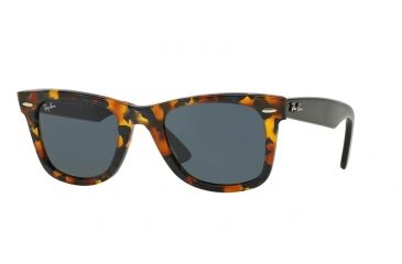 Image of Ray-Ban Original Wayfarer Prescription Sunglasses RB2140 RB2140-1158R5-50 - Lens Diameter 50 mm, Frame Color Spotted Blue Havana