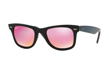 Image of Ray-Ban Original Wayfarer Prescription Sunglasses RB2140 RB2140-11744T-50 - Lens Diameter 50 mm, Frame Color Black