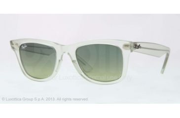 Image of Ray-Ban Original Wayfarer Sunglasses RB2140 60583M-50 - Demi Gloss Green Frame, Green Gradient Green Lenses