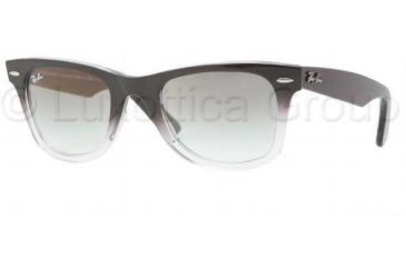 Image of Ray-Ban Original Wayfarer Sunglasses RB2140 823/32-5022 - Gray Gradient On Transpa Crystal Gray Gradient