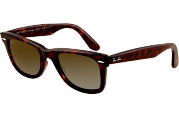 Image of Ray-Ban Original Wayfarer Sunglasses, Tortoise Crystal Brown Polarized Frame / Polarized 54mm Lenses 902-57-5418