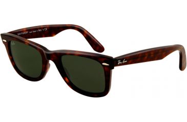 Image of Ray-Ban RB2140 Original Wayfarer SV Prescription Sunglasses - Tortoise Frame, 50mm Lenses, 902-5022