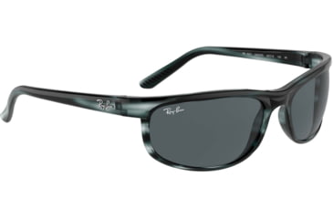 Image of Ray-Ban Predator 2 RB2027 Sunglasses, Striped Blue Havana, 62, RB2027-6432R5-62