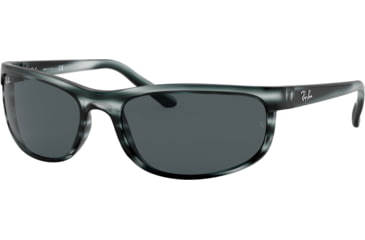 Image of Ray-Ban Predator 2 Sunglasses RB2027 6432R5-62 - , Blue Lenses