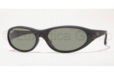 Image of Ray-Ban Daddy-o RB2015 Sunglasses with No-Line Progressive Rx Prescription Lenses RB2015-W2688-5900 - Lens Diameter: 59 mm, Frame Color: Matte Black