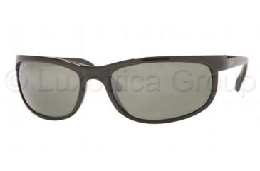 Image of Ray-Ban RB 2027 Sunglasses Styles - Black Frame / Polarized Crystal Mirror Gray Lenses, 601-W1-6319