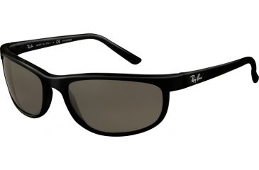 Image of Ray-Ban Predator 2 RB2027 Sunglasses with No-Line Progressive Rx Prescription Lenses RB2027-601-W1-62 - Lens Diameter 62 mm, Frame Color Black