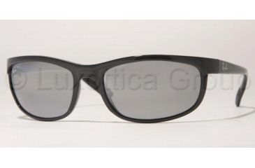 Image of Ray-Ban RB 2027 Sunglasses Styles - Black Frame / Polarized Gray Mirror Silver Polar Lenses, 601-82-6319