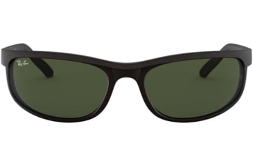 Image of Ray-Ban RB 2027 Sunglasses, Styles Black/Matte Black Frame / Crystal Green Lenses, W1847-6200