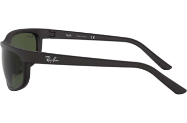 Image of Ray-Ban RB 2027 Sunglasses, Styles Black/Matte Black Frame / Crystal Green Lenses, W1847-6200